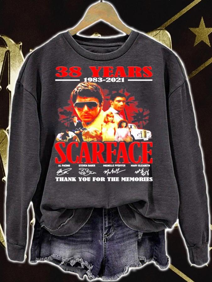 38 years 1983-2021 Scarface signature t-shirt