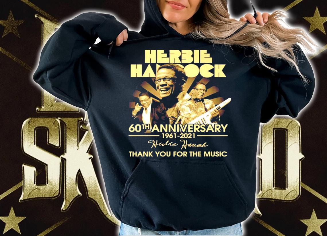 Herbie Hancock 60th anniversary 1961-2021 signature shirt