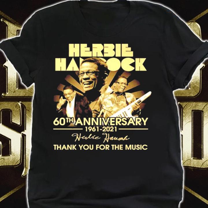Herbie Hancock 60th anniversary 1961-2021 signature shirt