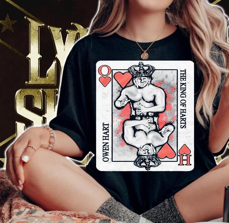 Owen Hart the King of Harts T-shirt