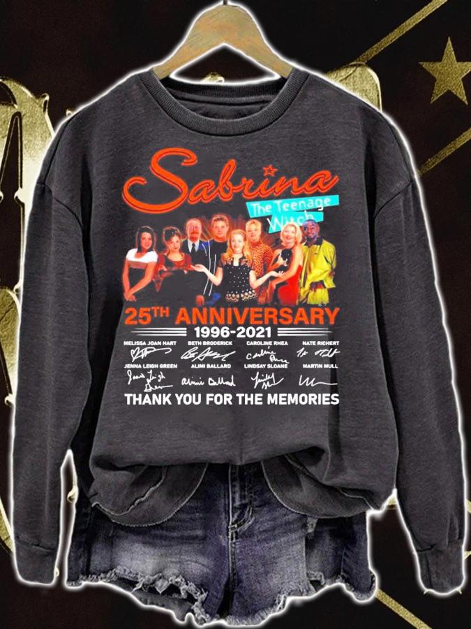 Sabrina The Teenage Witch 25th anniversary 1996-2021 signatures shirt