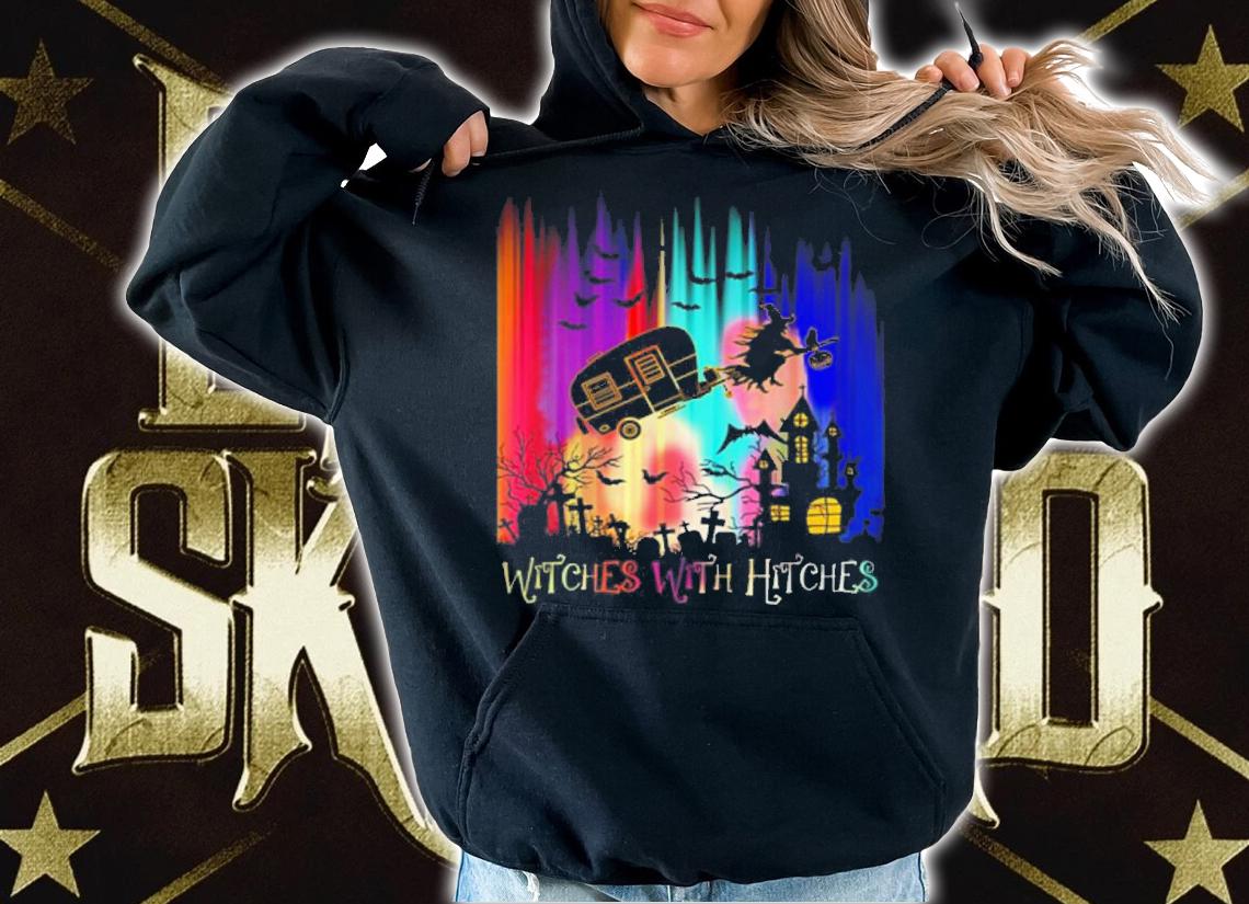 Camping Witches Hitches Halloween t-shirt