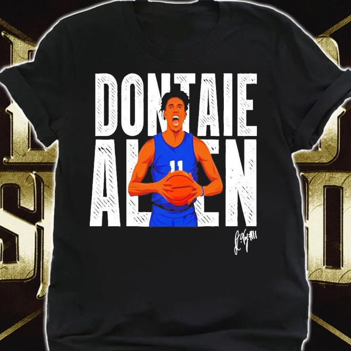 Dontaie Allen basketball signature shirt shirt