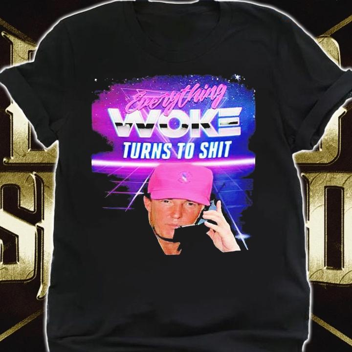 Everything Woke Turns To Shit Donald Trump Vintage T-Shirt