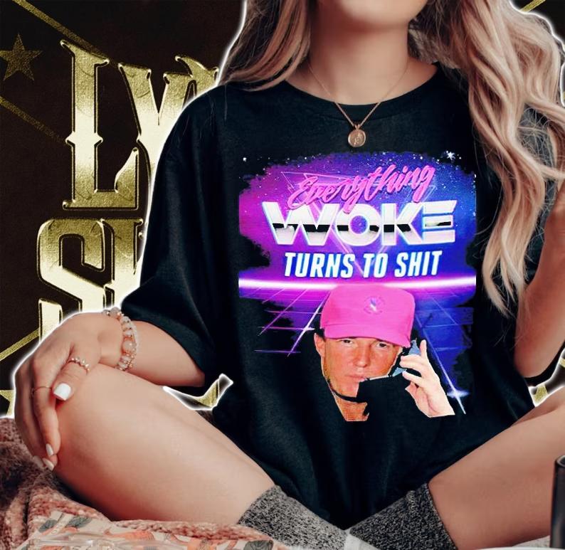 Everything Woke Turns To Shit Donald Trump Vintage T-Shirt