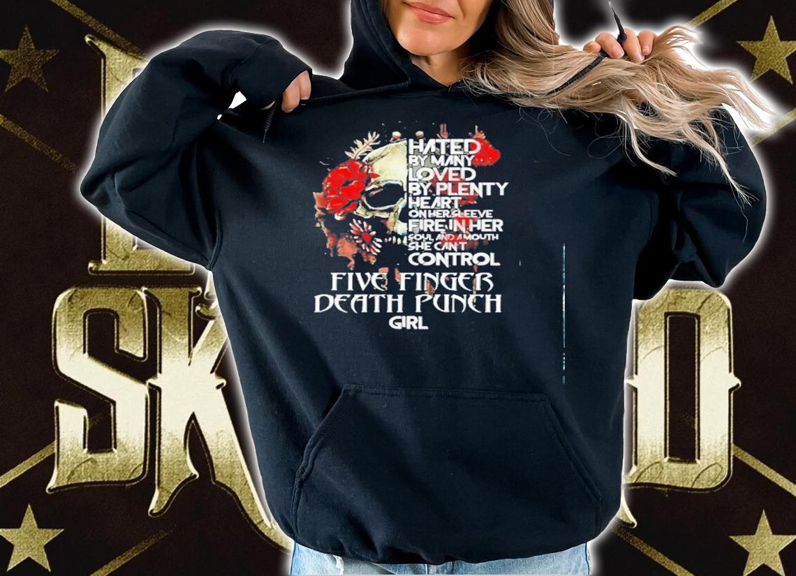 Hated by many loved by plenty heart on her sleeve shirt hoodie