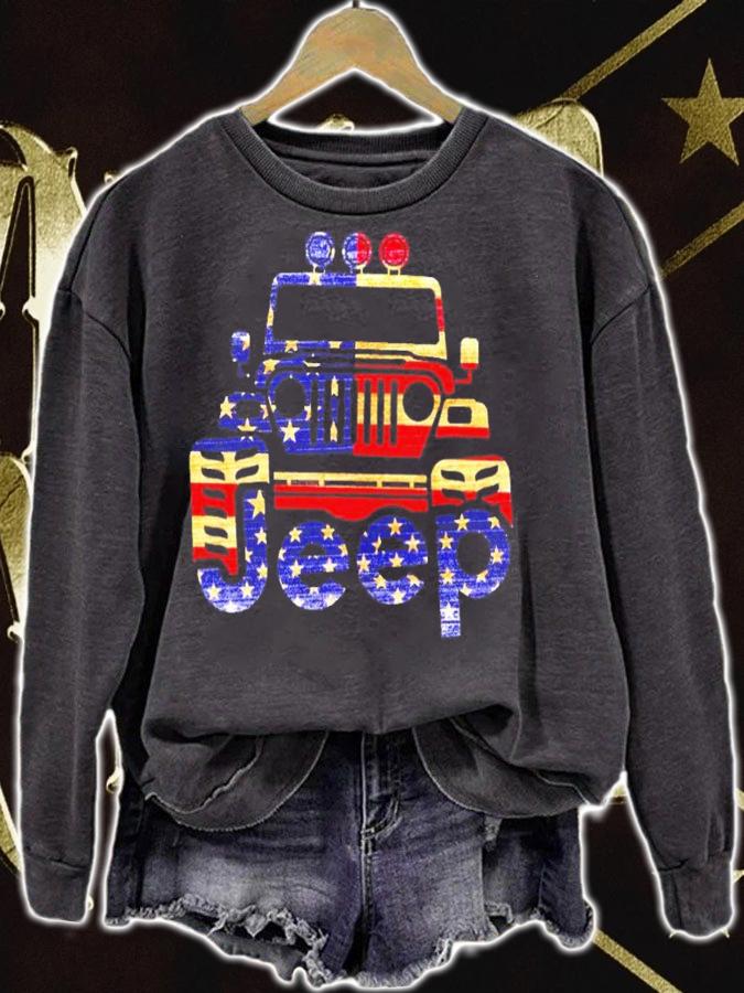 Jeep Flag shirt sweatshirt