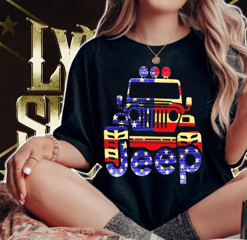 Jeep Flag shirt woman shirt