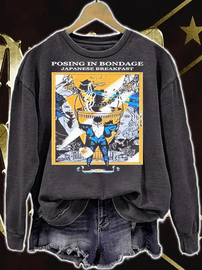 Posing in bondage Japanese breakfast T-shirt sweatshirt