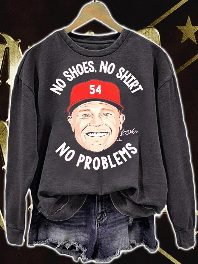 Sonny Gray no shirt no shoes no problem signature shirt sweatshirt