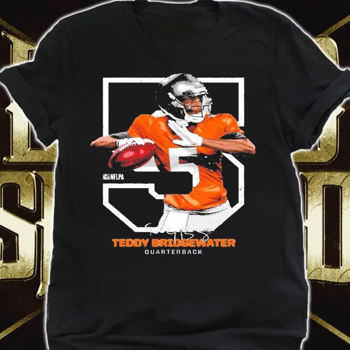 Teddy Bridgewater Quarterback Number 5 signature shirt shirt
