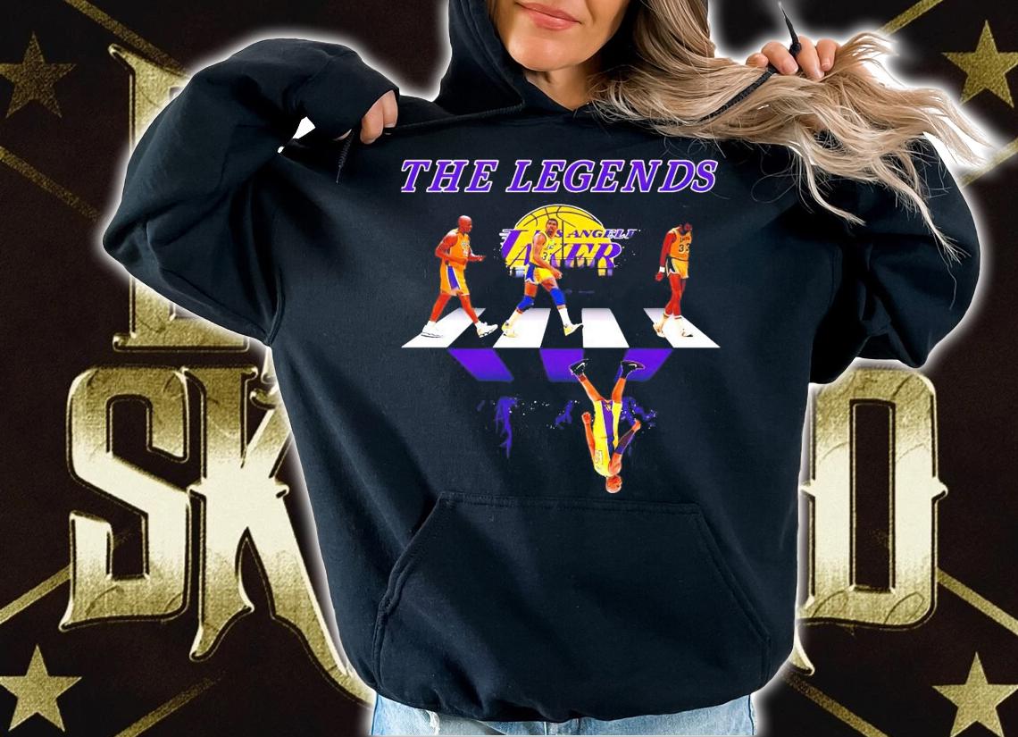 The Legends Los Angeles Lakers Abbey Road signatures shirt hoodie