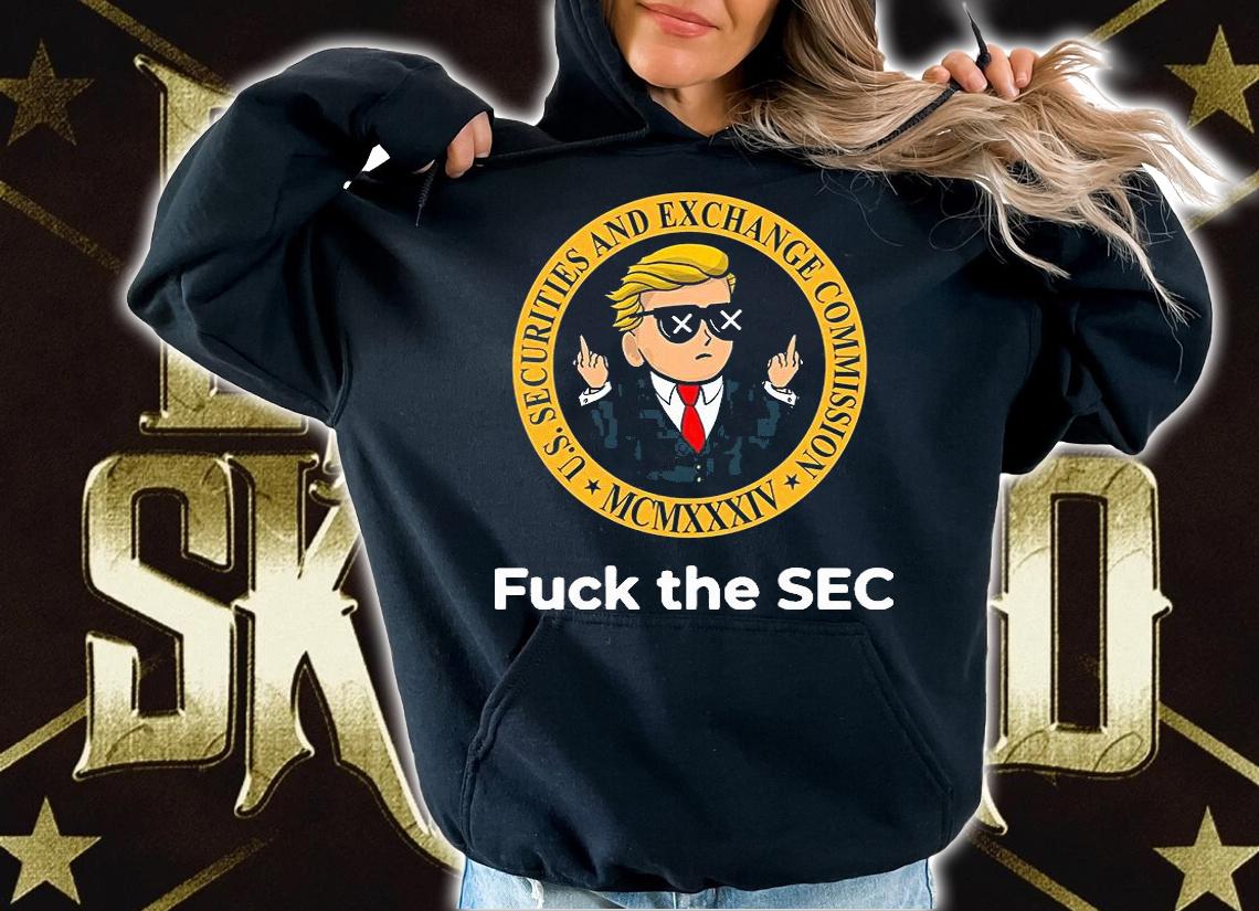 Top trump fuck the SEC US Securities and Exchange commission shirt