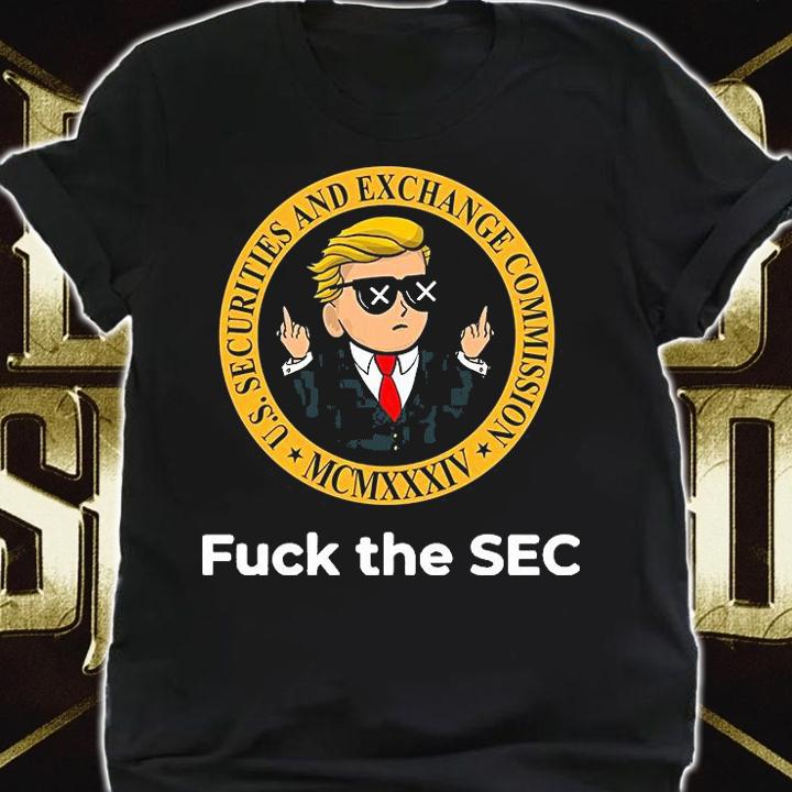 Top trump fuck the SEC US Securities and Exchange commission shirt