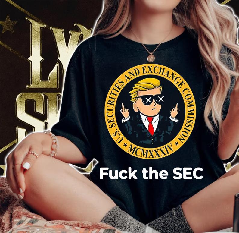 Top trump fuck the SEC US Securities and Exchange commission shirt