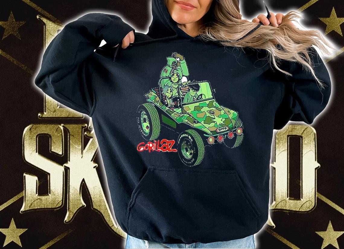 Voiture de l'armee shirt hoodie