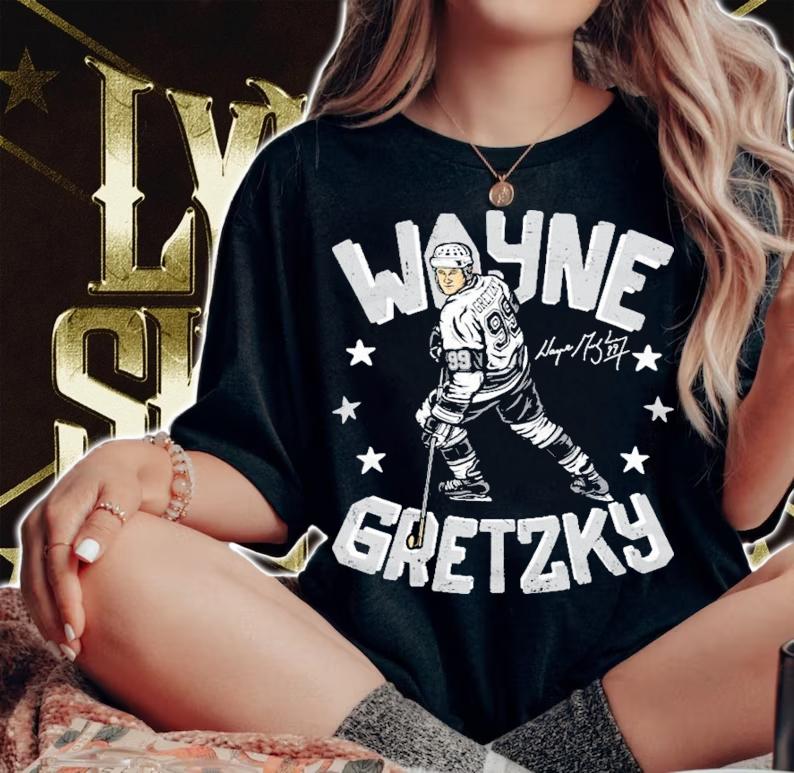 Wayne Gretzky Toon Los Angeles Shirt woman shirt