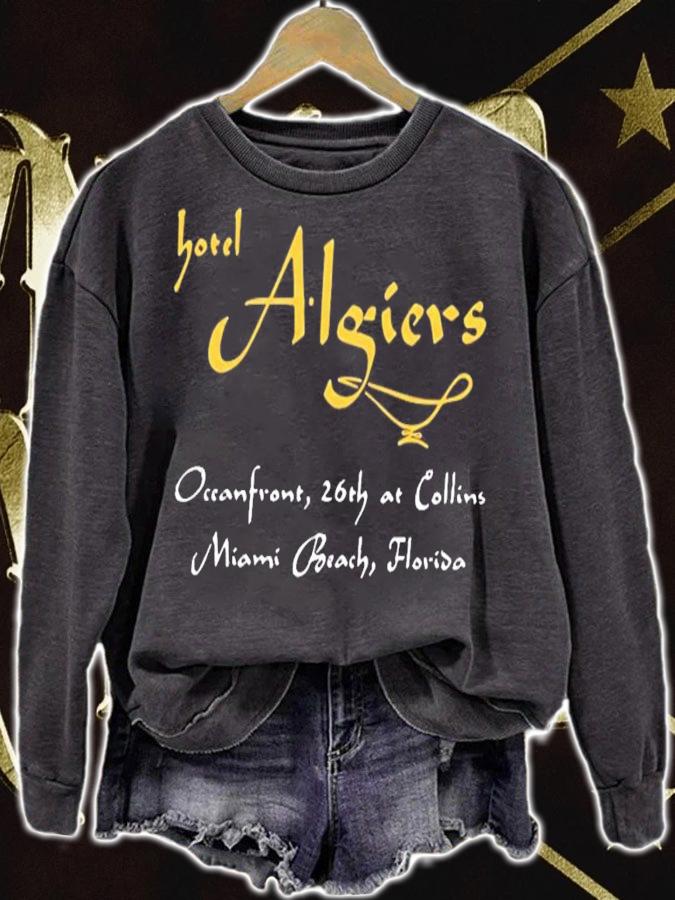 Algiers Hotel Miami Beach Florida shirt sweatshirt