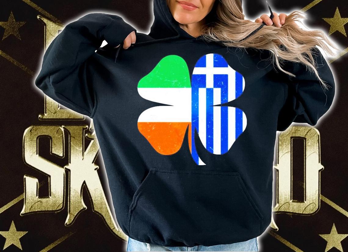 Greek Irish Shamrock Greece Ireland St.Patrick's Day shirt