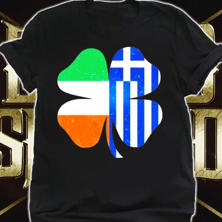 Greek Irish Shamrock Greece Ireland St.Patrick's Day shirt