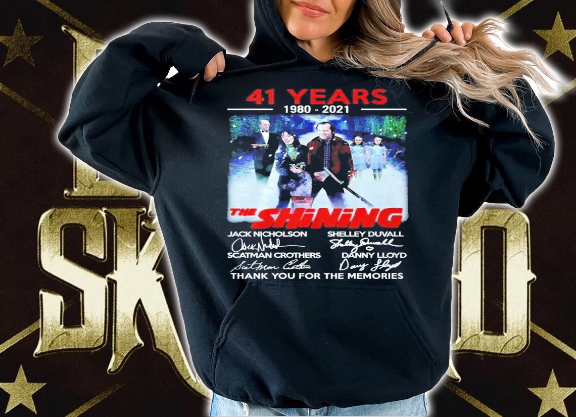 41 years 1980 2021 The Shining thank you for the memories shirt