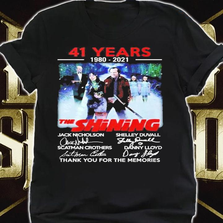 41 years 1980 2021 The Shining thank you for the memories shirt
