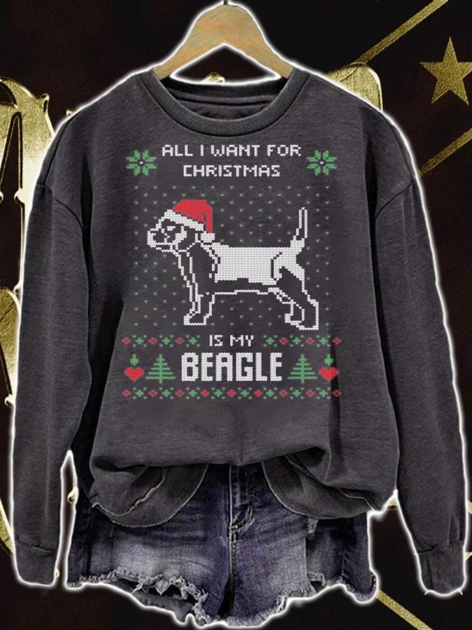 All I Want For Christmas is My Beagle T-Shirt sweatshirt