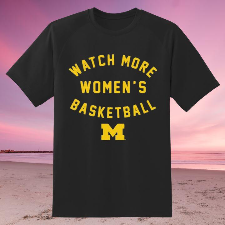 Watch More Michigan Wolverines Womens Basketball Logo T-Shirt