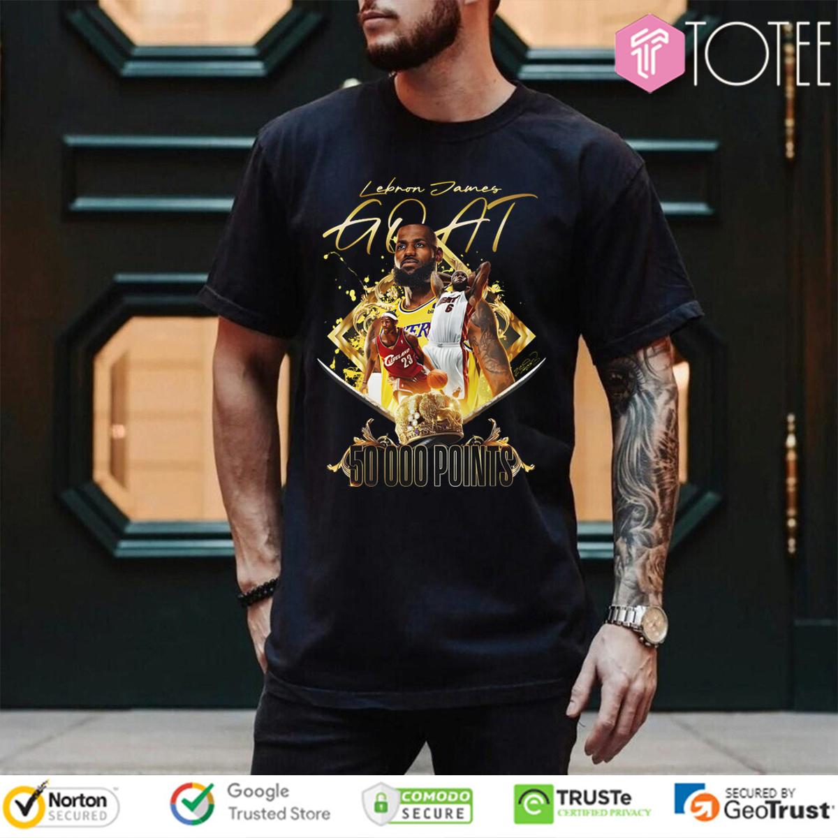 Lebron James Goat 50000 Points Shirt