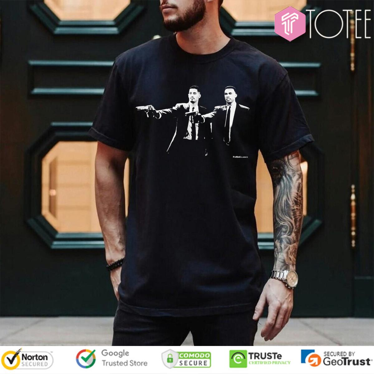 William Saliba And Gabriel Magalhães Parody Pulp Fiction Arsenal Fc T-Shirt