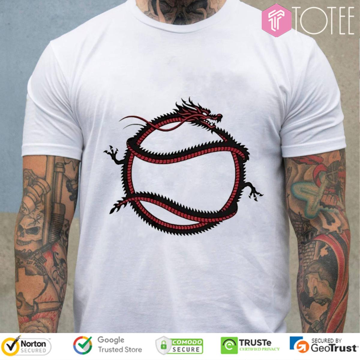 Funny Dragon x Softball T-Shirt