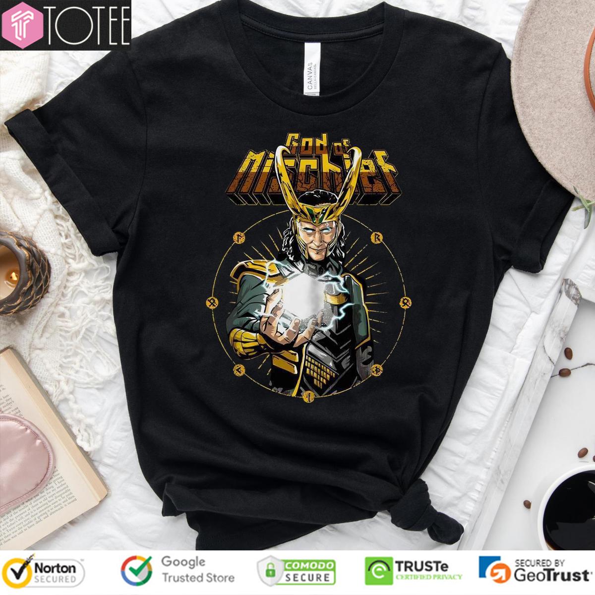 Loki God Of Mischief Marvel Vintage T-Shirt