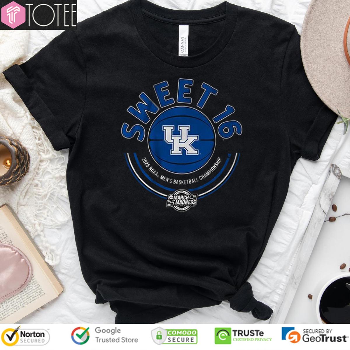 Kentucky Wildcats Sweet Sixteen 2025 NCAA Men's Basketball Championship Shirt