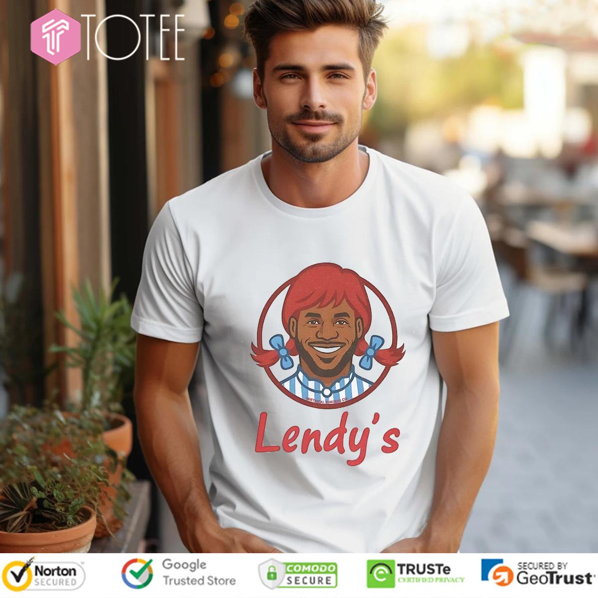 Lendy's LeBron James Parody Wendy's Logo T-Shirt
