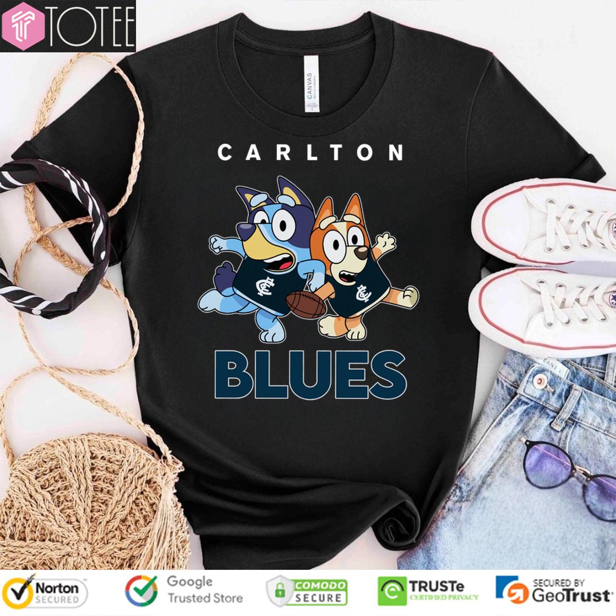 Carlton Blues Bluey And Bingo Shirt