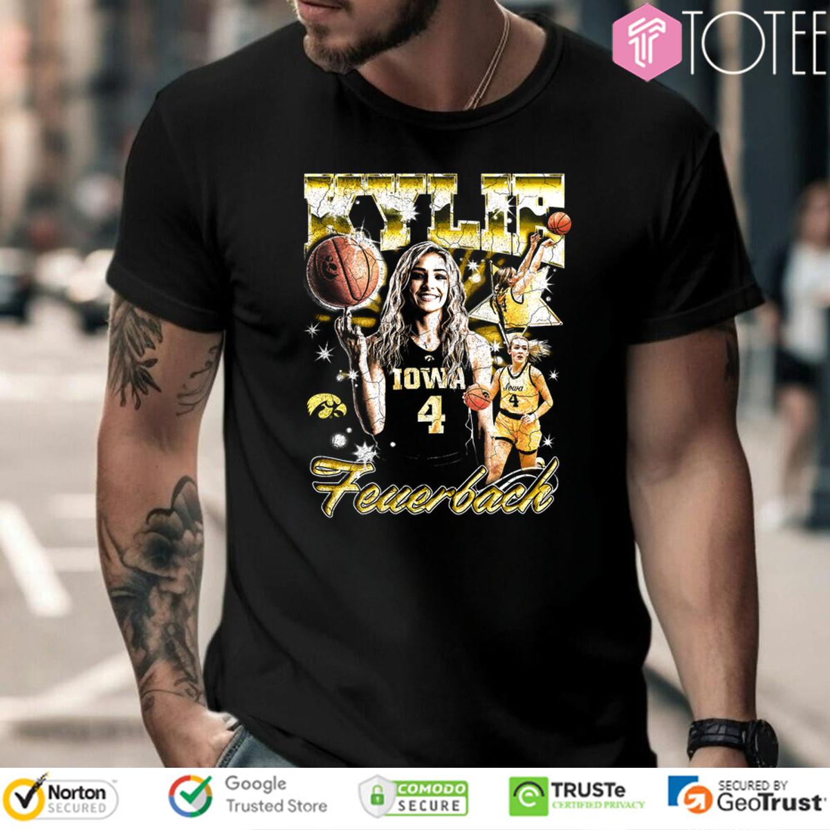 Own the Court: Kylie Feuerbach Retro Shirt - Iowa Hawkeyes