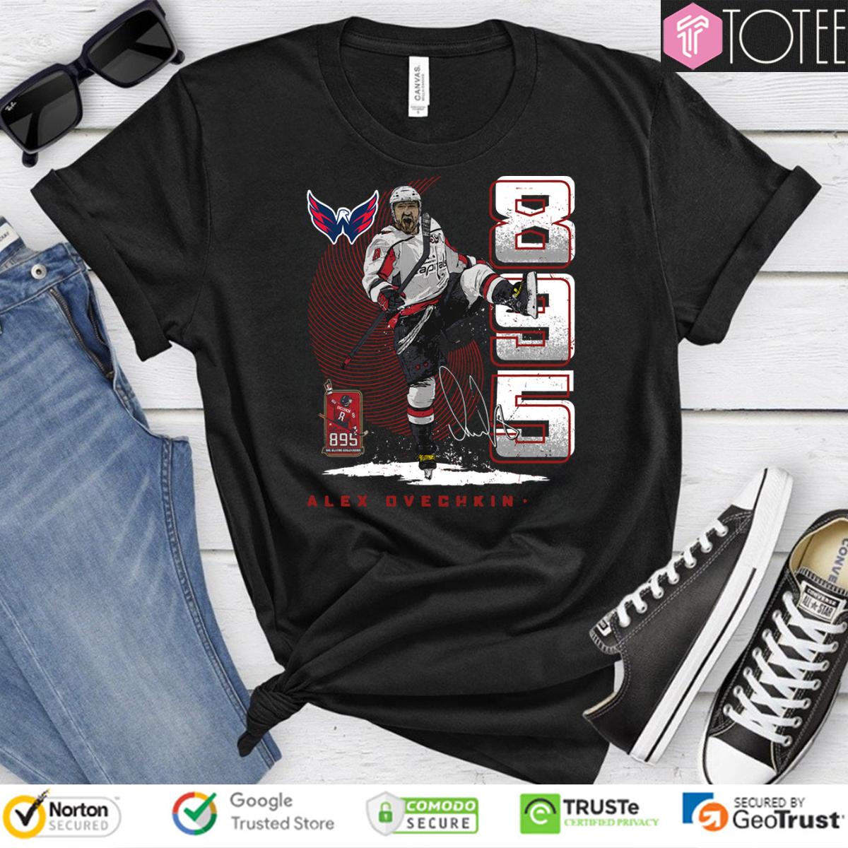 Ovechkin's 895 Goal Shirt: Own a Piece of Hockey History!