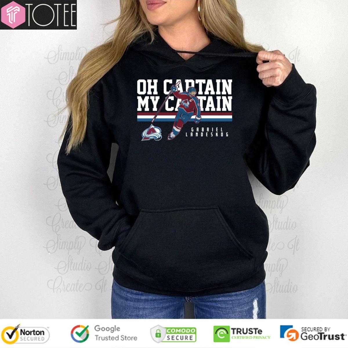Colorado Avalanche Oh Captain My Captain Hoodie